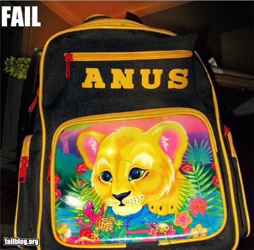 Backpack Fail
