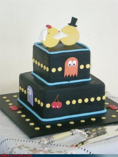 Sheer Awesomeness: Pac Man Wedding Cake!