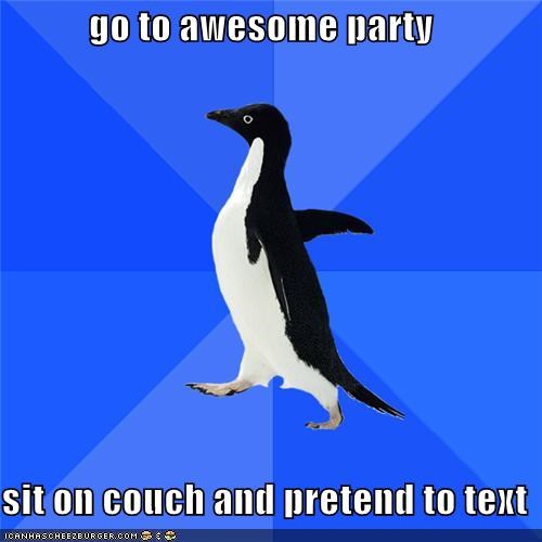Socially Awkward Penguin: Party Time