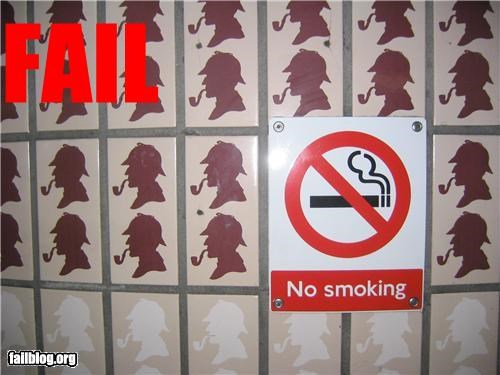 No Smoking Fail