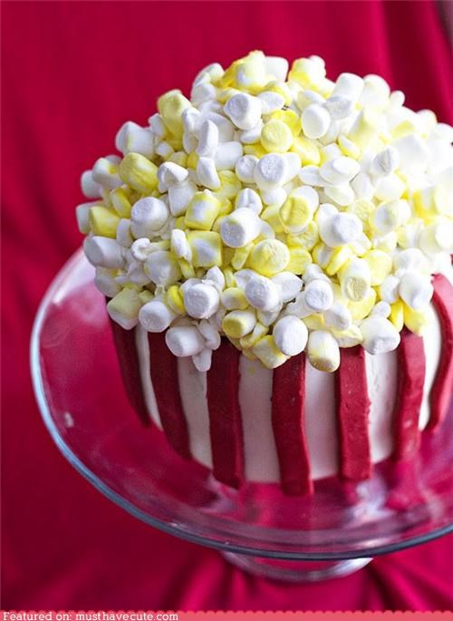 Epicute: Popcorn Bucket Cake