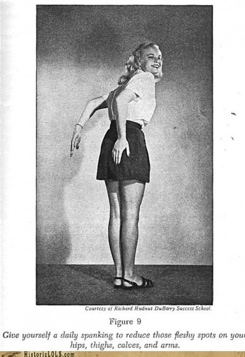 Outdated Beauty Advice: Daily Spankings