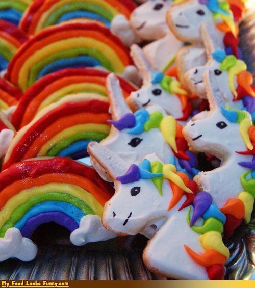 Funny Food Photos - Unicorn Cookies