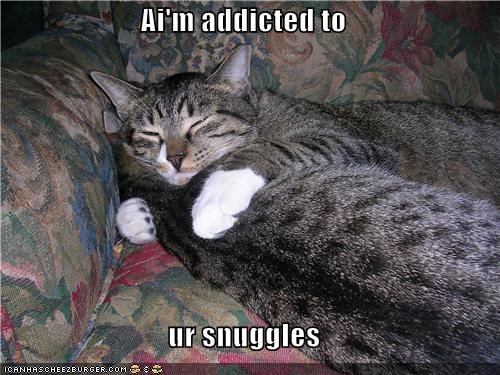 Ai'm addicted to  ur snuggles