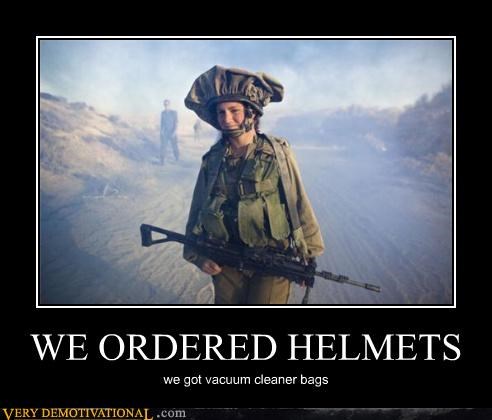 WE ORDERED HELMETS