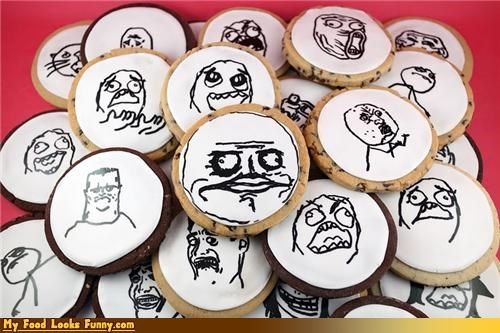 Funny Food Photos - Meme Cookies