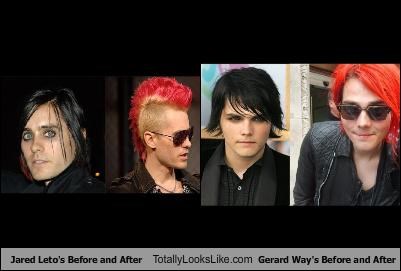 Jared Leto's Before and After Totally Looks Like Gerard Way's Before and After