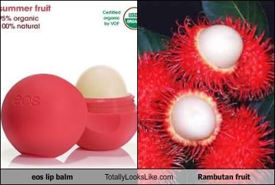 EOS Lip Balm Totally Looks Like Rambutan Fruit