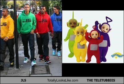 JLS Totally Looks Like THE TELETUBBIES