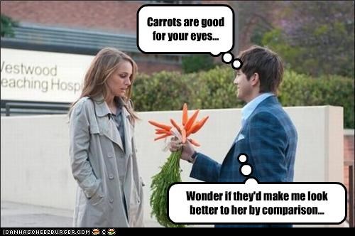 Carrots are good for your eyes...