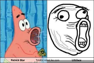 Patrick Star Totally Looks Like LOLface
