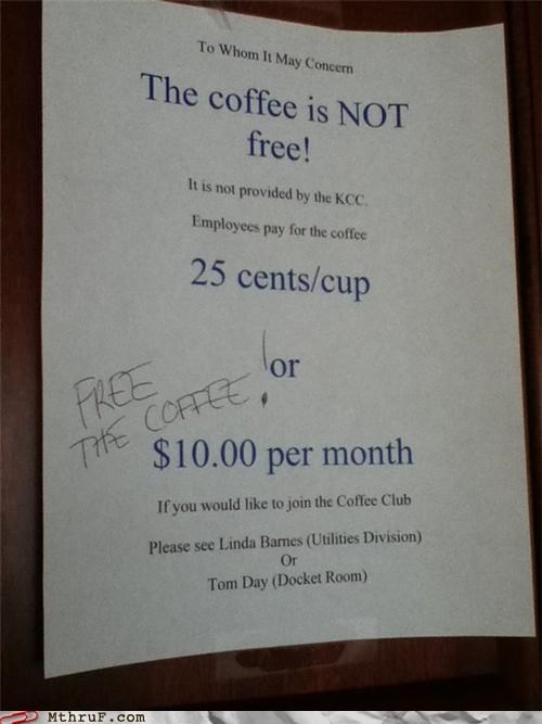 End Coffee Oppression!