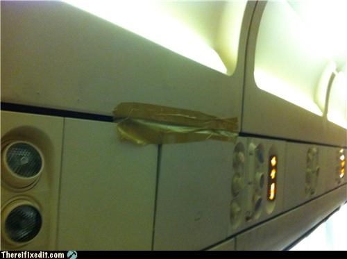 If Pressure Drops, The Flight Attendants Will Hand You Packing Tape