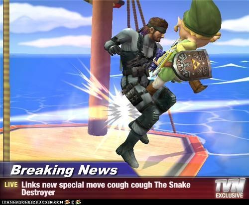 Breaking News - Links new special move cough cough The Snake Destroyer