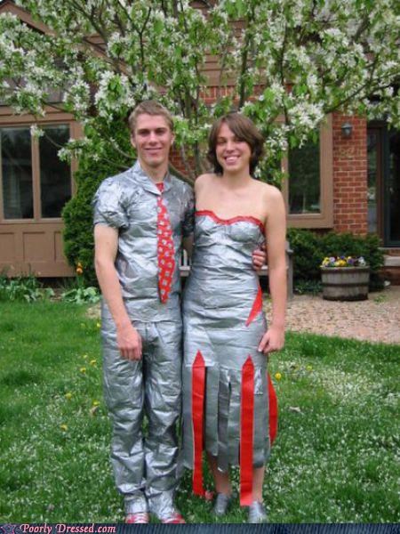 Nice Day For A Duck Tape Wedding
