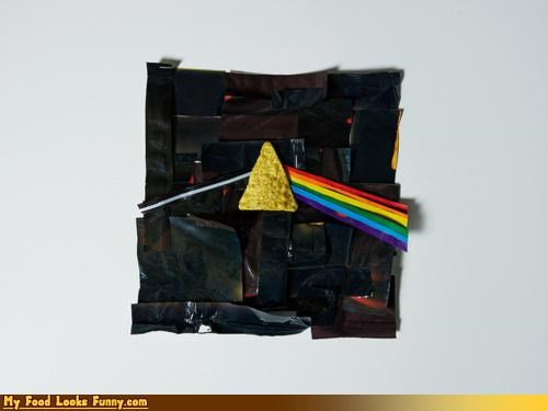 Funny Food Photos - Doritos Dark Side of the Moon Album Art