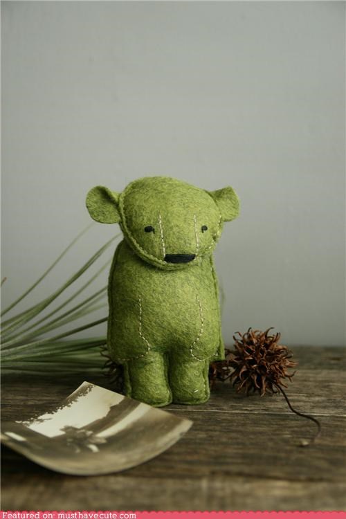 Felt Polar Bear
