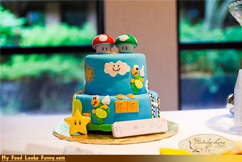 Funny Food Photos - Super Mario Cake