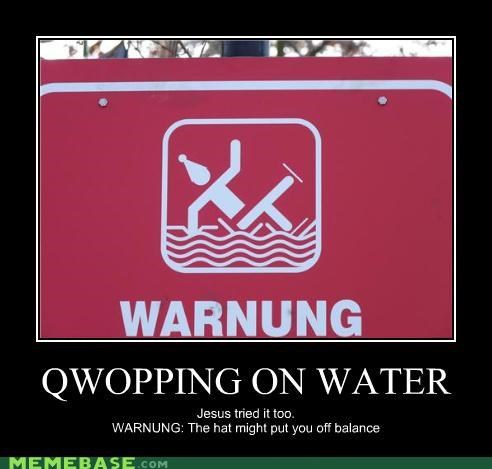 QWOPPING ON WATER