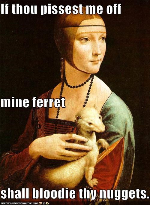 Oh Man, That Ferret Looks Hungry...