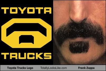 Toyota Trucks Logo Totally Looks Like Frank Zappa