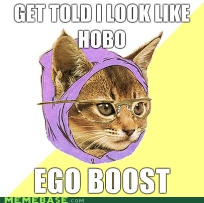 Hipster Kitty: Hobo Chic