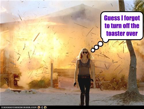 Guess I forgot to turn off the toaster over