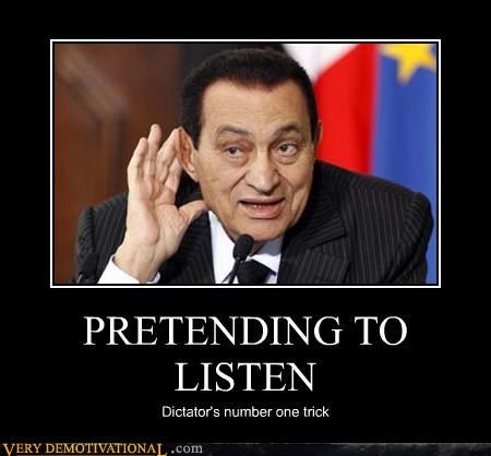 PRETENDING TO LISTEN