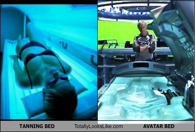 Tanning Bed Totally Looks Like Avatar Bed