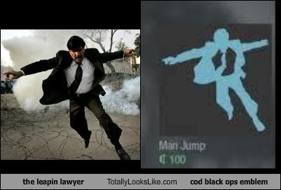 The Leapin Lawyer Totally looks Like COD Black Ops Emblem