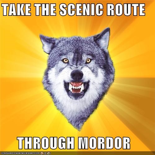 Courage Wolf: Take The Scenic Route