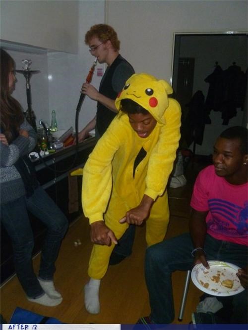 Doin' the Pikachu...