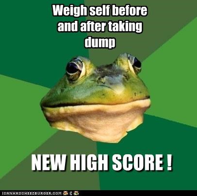 Foul Bachelor Frog: Weighing By Difference