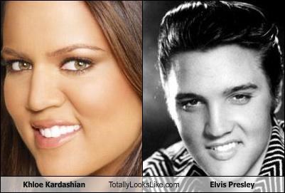 Khloe Kardashian Totally Looks Like Elvis Presley