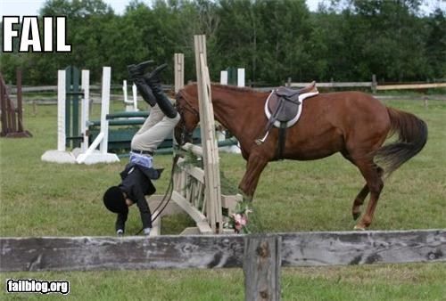 Horseback Riding Fail