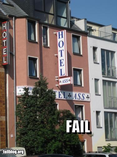 Hotel Name Fail