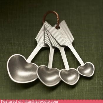 Cupid's Arrows Measuring Spoons