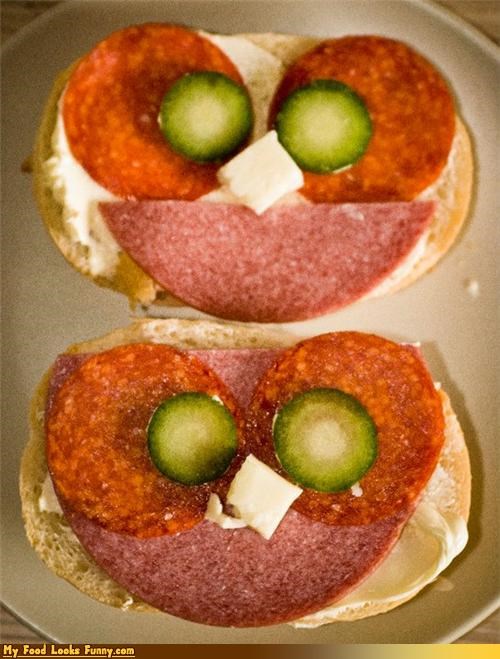 Owl Sandwiches