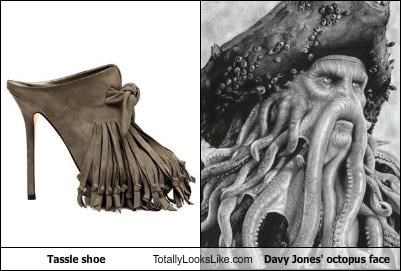 Tassle Shoe Totally Looks Like Davy Jones' Octopus Face