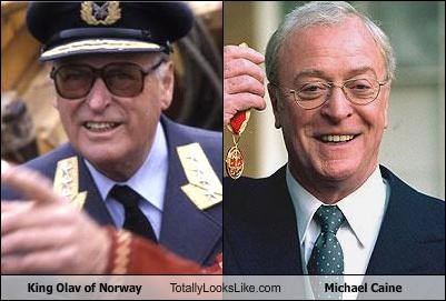 King Olav of Norway Totally Looks Like Michael Caine