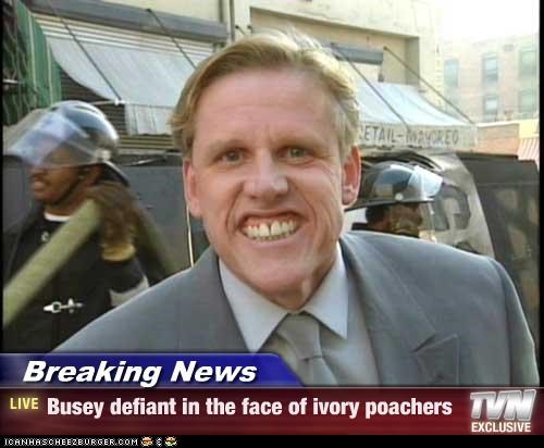 Breaking News - Busey Brave, Still Crazy
