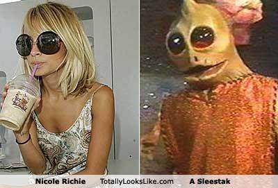 TLL Classics: Nicole Richie Totally Looks Like A Sleestak