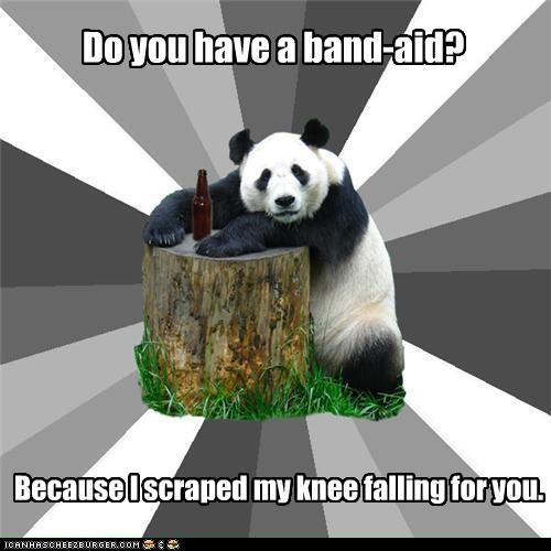 Pick-up Line Panda - Forced or Funny?