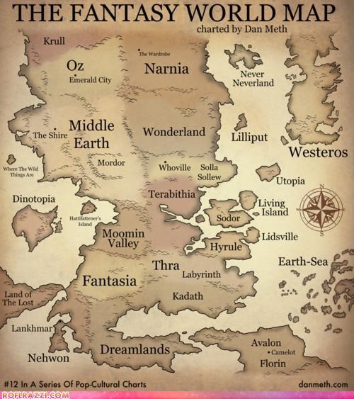 The Fantasy World Map