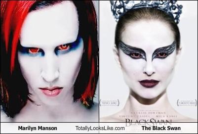 Marilyn Manson Totally Looks Like The Black Swan