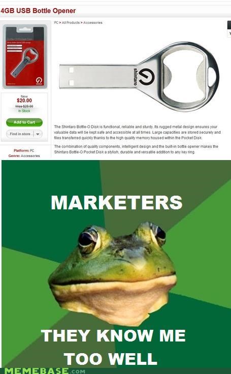 Foul Bachelor Frog: Marketers