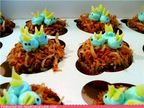Epicute: Baby Bird Cupcakes