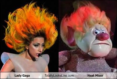 Lady Gaga Totally Looks Like Heat Miser