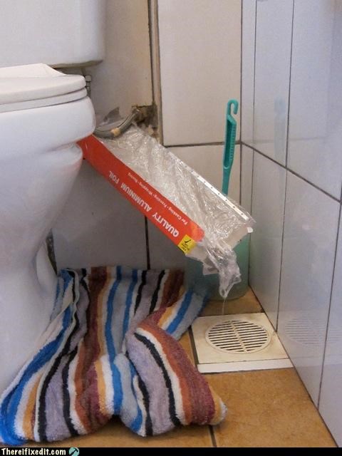 Toilet Leak: Disaster Averted