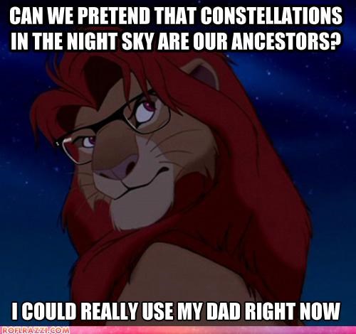 Hipster Simba